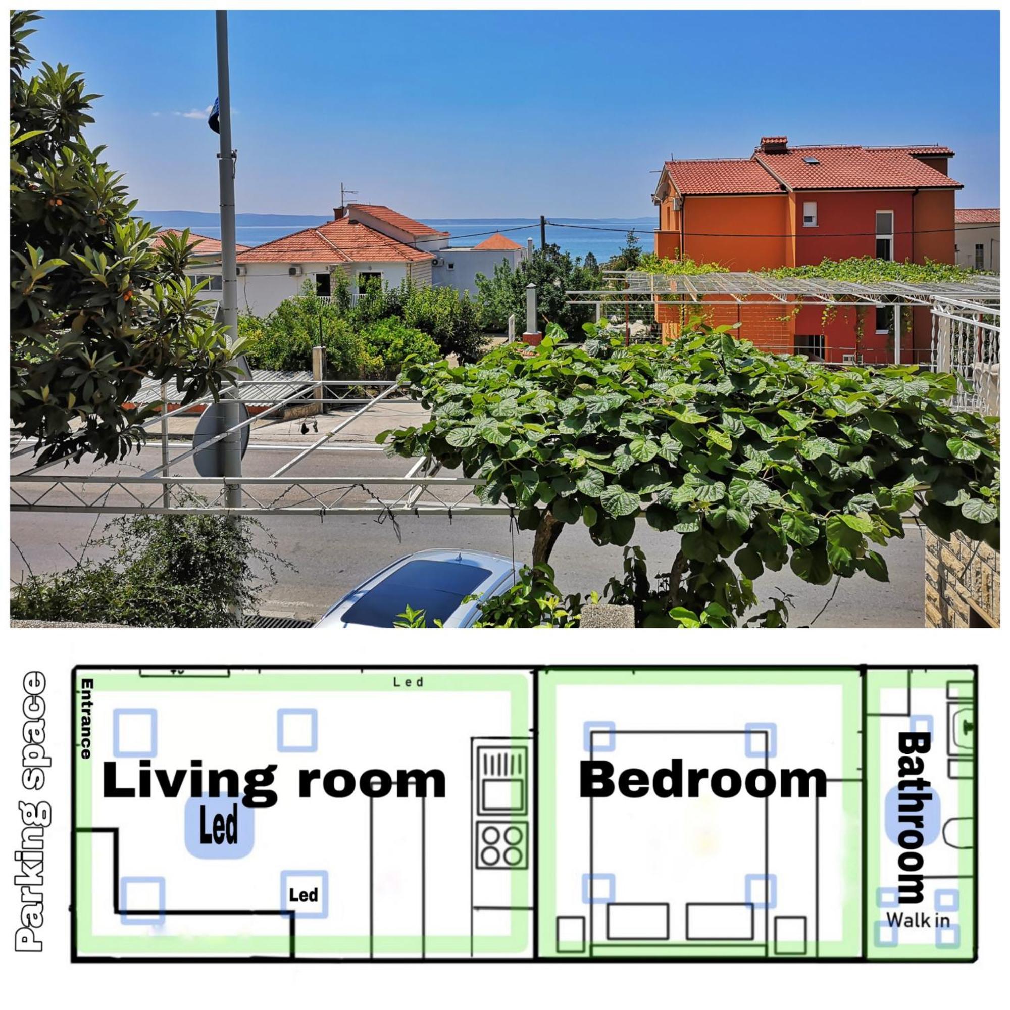 Apartment Del Mar Podstrana Exterior photo